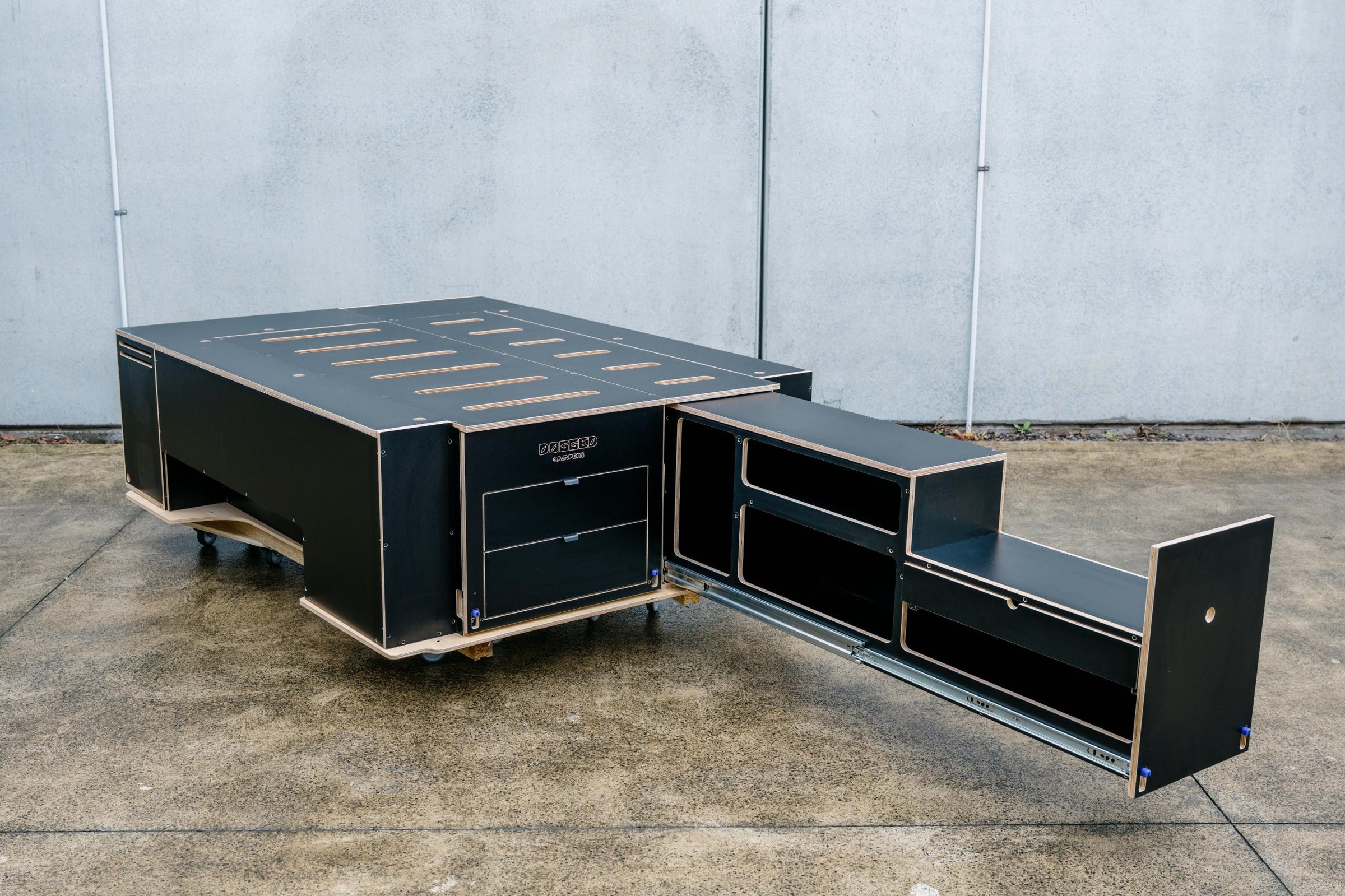 Troopy Drawer Cradle Troopy Fitout Kit | Large Bed & Drawers for Troopy Setup ...