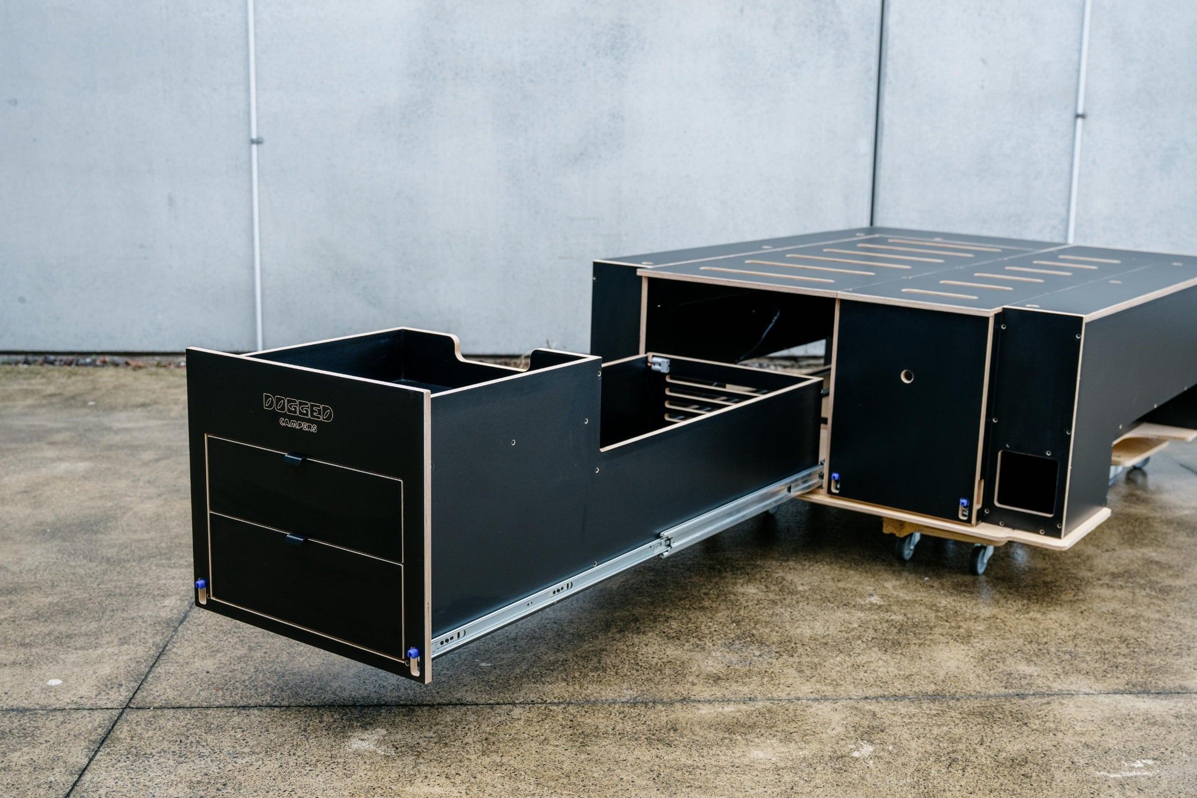 Troopy Drawer Cradle Troopy Fitout Kit | Large Bed & Drawers for Troopy Setup ...