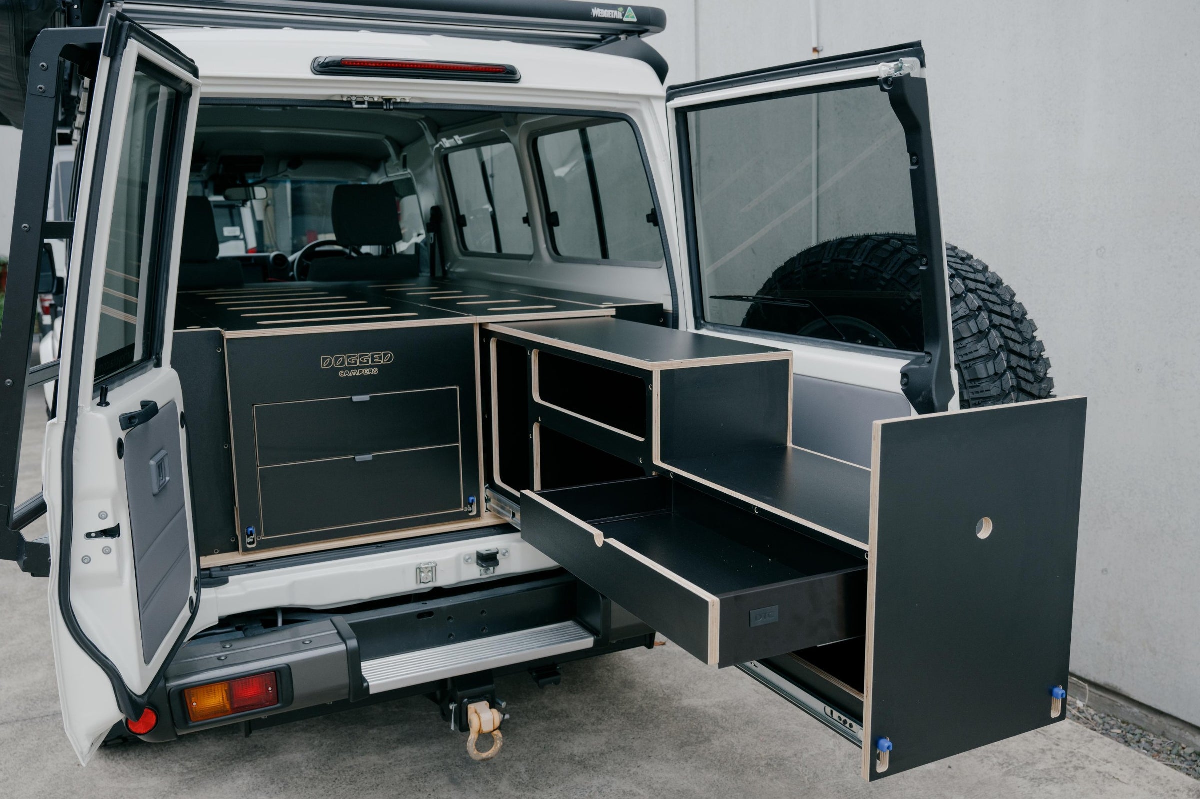 Troopy Drawer Cradle Troopy Fitout Kit | Large Bed & Drawers for Troopy Setup ...
