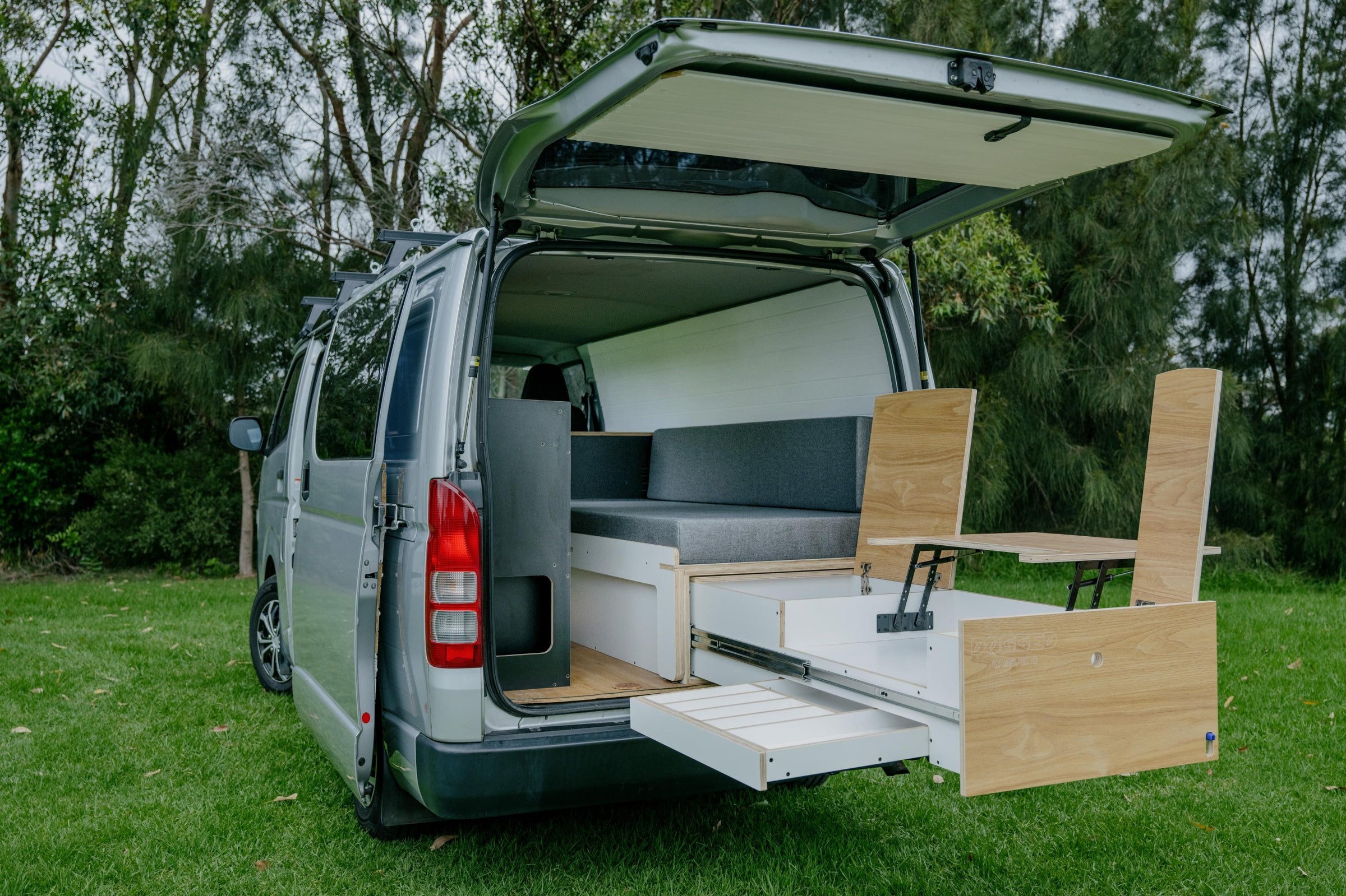 Camper Bed Module With Slide-Out Drawer | Cape to Cape Camper Kit ...