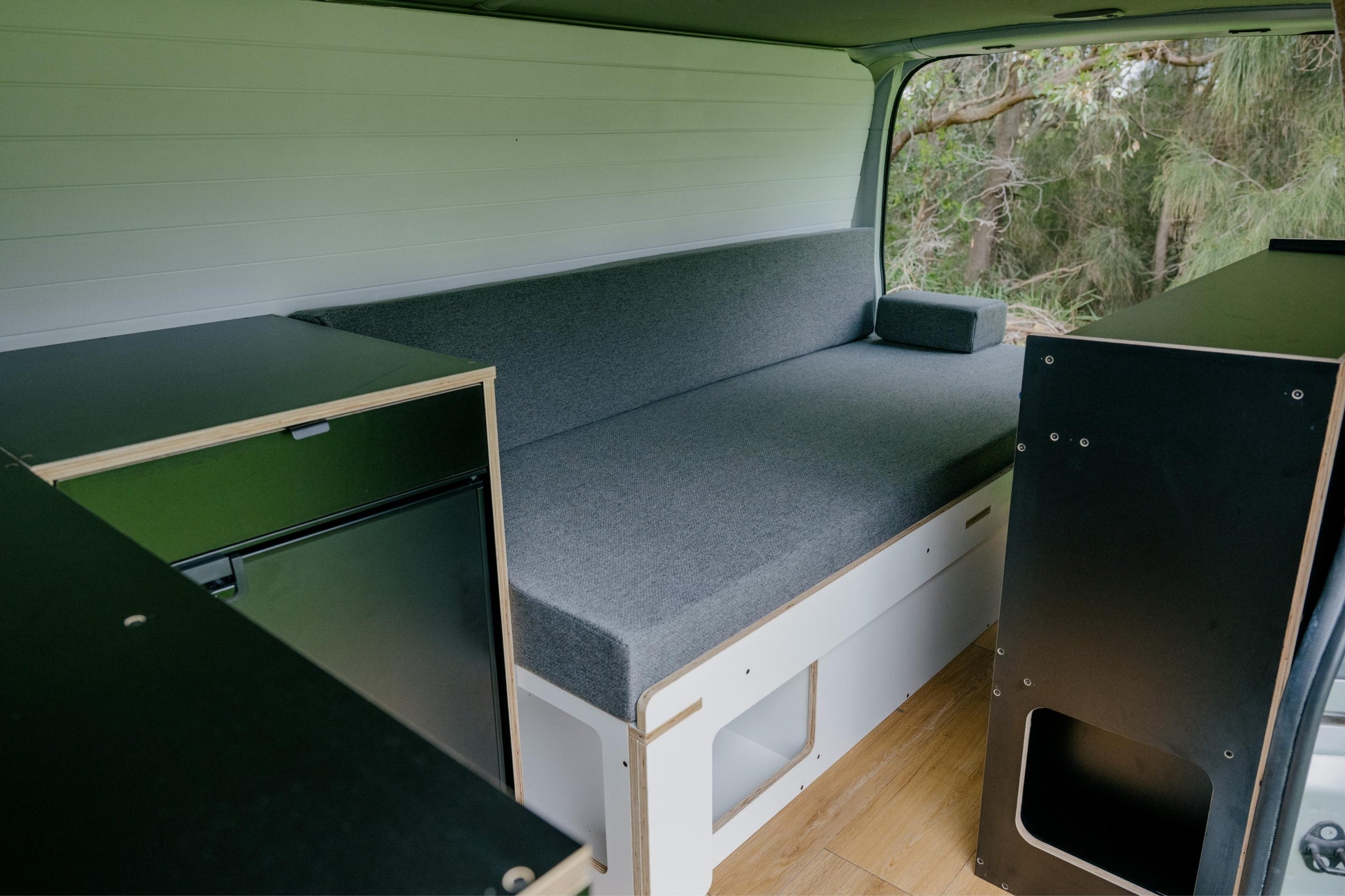 Camper Bed Module With Slide-Out Drawer | Cape to Cape Camper Kit ...