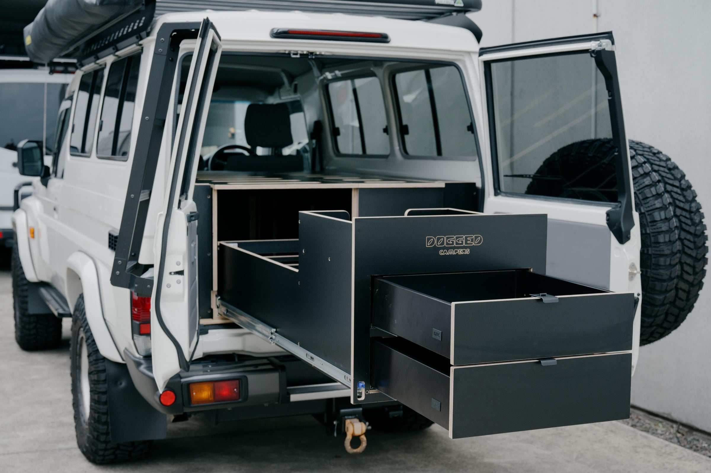 Troopy Drawer Cradle Troopy Fitout Kit | Large Bed & Drawers for Troopy Setup ...