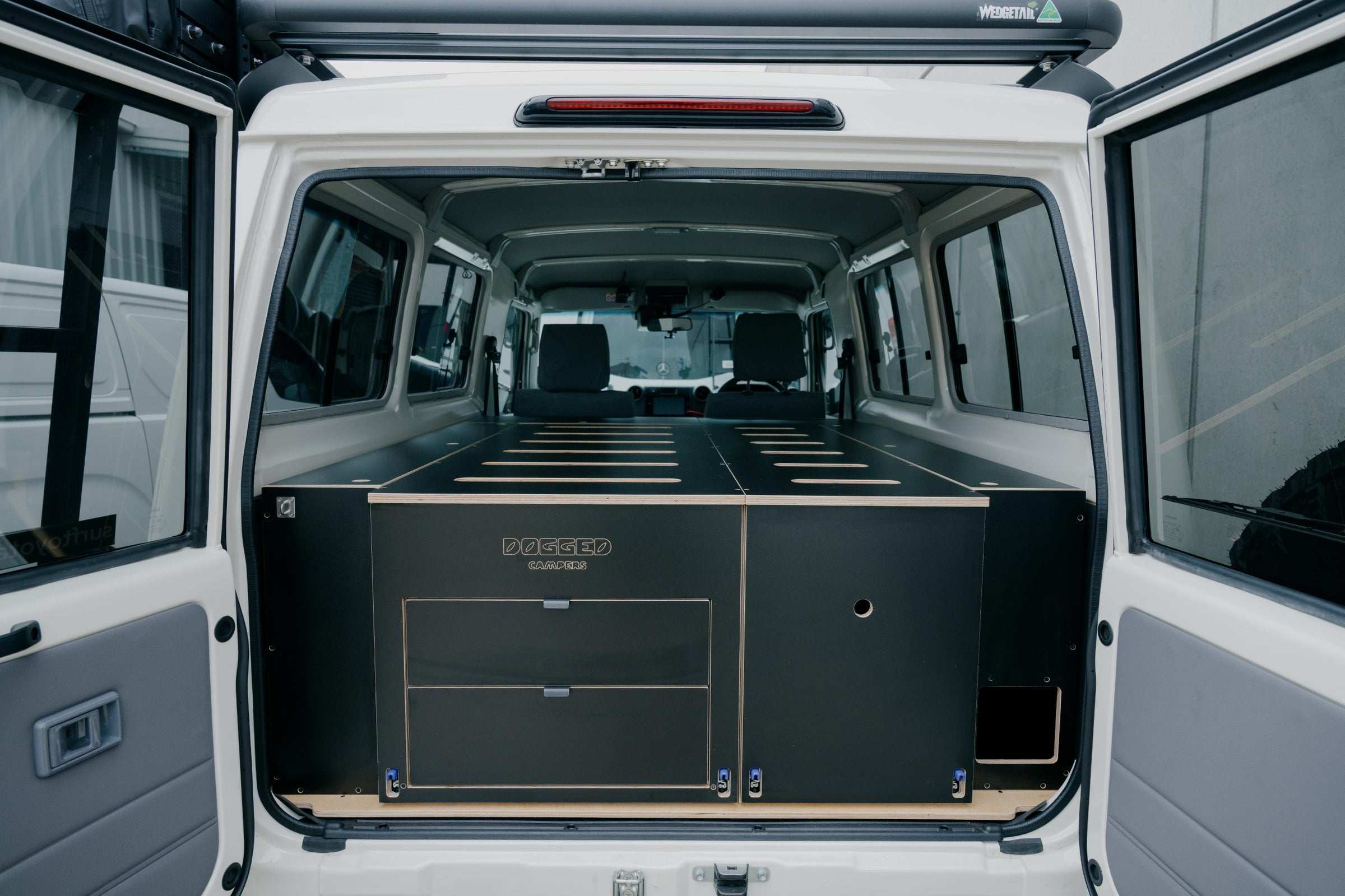 Troopy Drawer Cradle Troopy Fitout Kit | Large Bed & Drawers for Troopy Setup ...